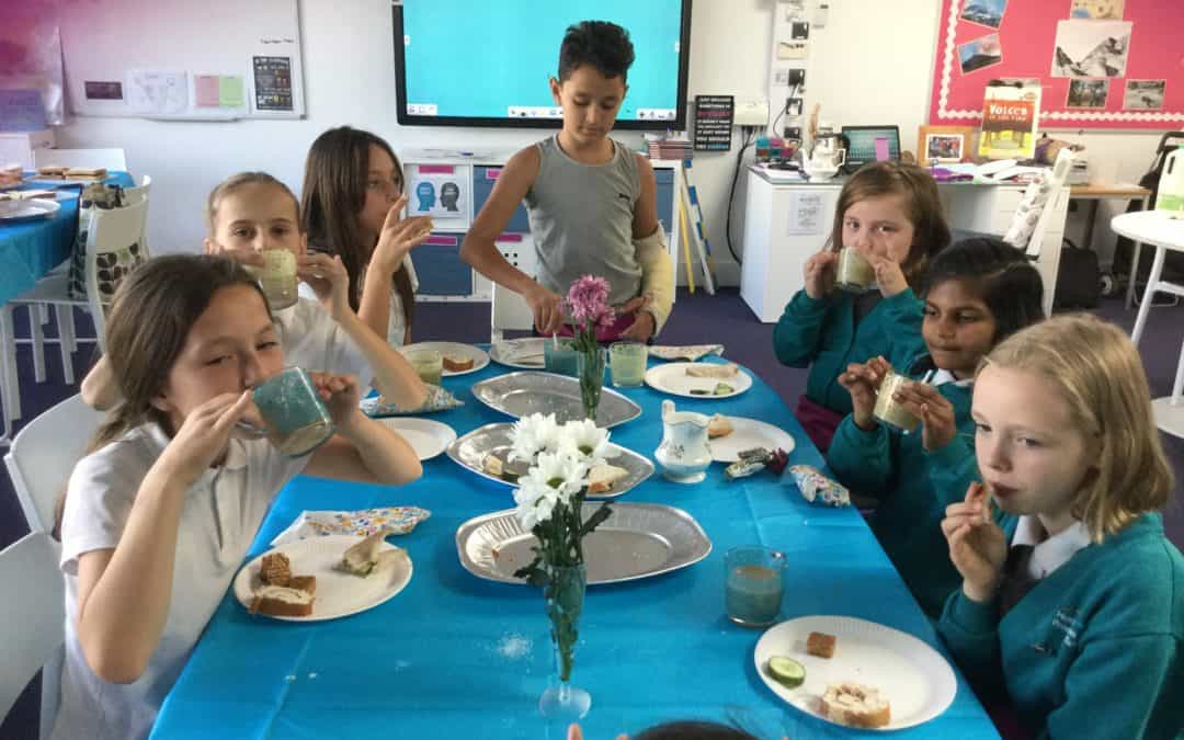Afternoon tea in Year 5
